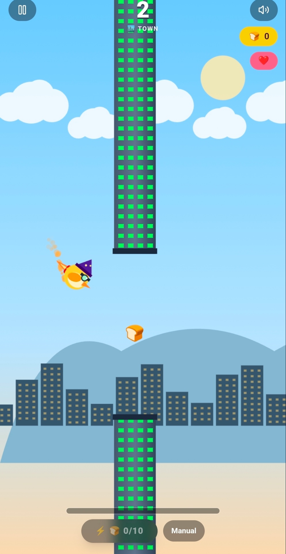 Rocket Duck Run gameplay